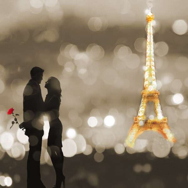 A Date in Paris (BW