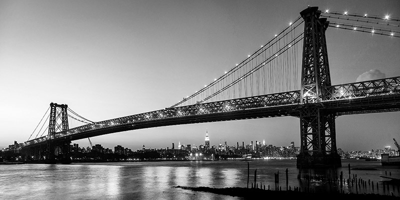 Queensboro Bridge and Manhattan from Brooklyn