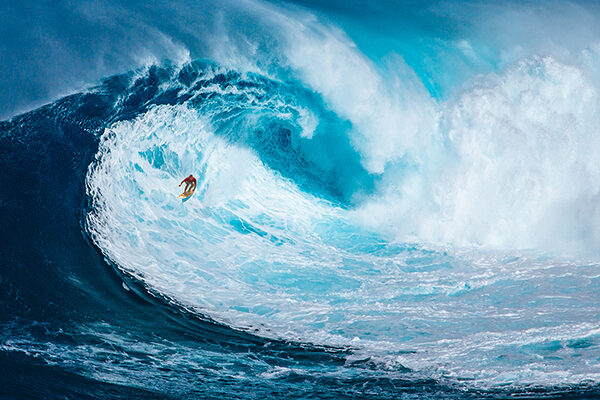 Surfing the big wave