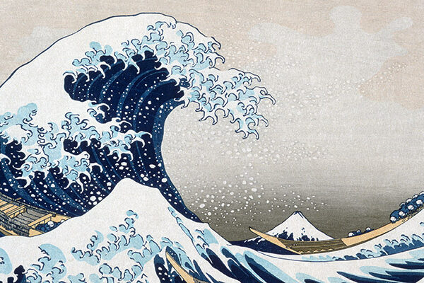 The Wave off Kanagawa (detail)