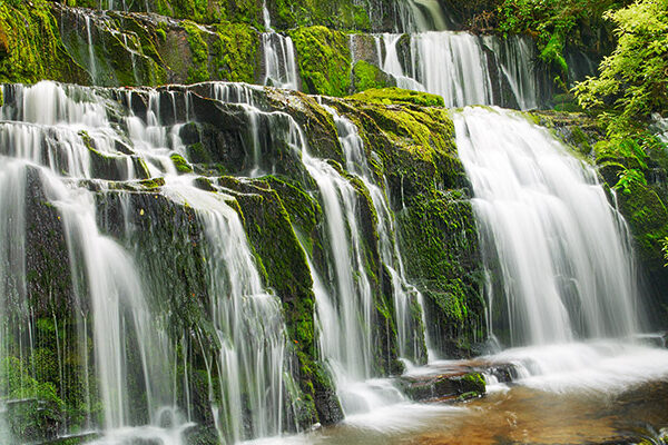 Waterfall Purakaunui Falls