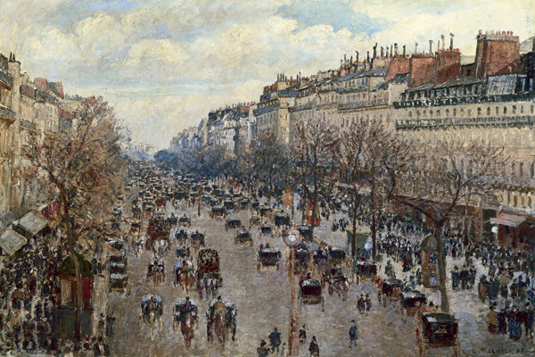 Boulevard Monmartre à Paris