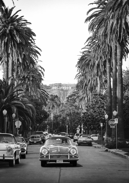 Boulevard in Hollywood (BW)