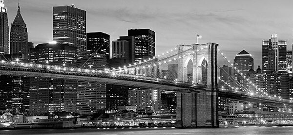 Brooklyn Bridge at Night (detail)