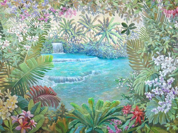 Cascata tropicale (detail)