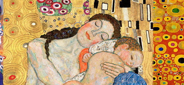 Klimt Patterns – Deco Panel (Death and Life)
