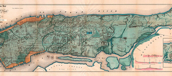 Map of Manhattan Island