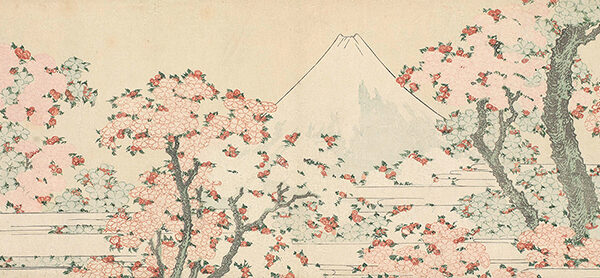 Mount Fuji with Cherry Trees in Bloom