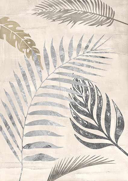 Palm Leaves Silver I