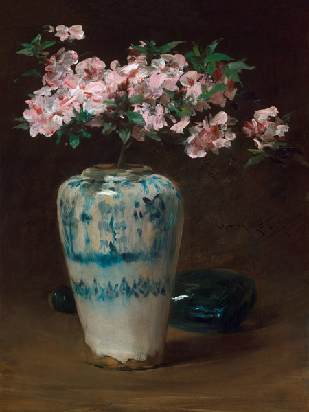 Pink Azalea – Chinese Vase