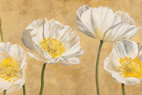 Poppies on Gold