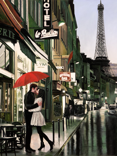 Romance in Paris (detail)