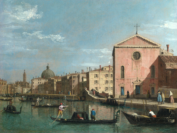 The Grand Canal facing Santa Croce