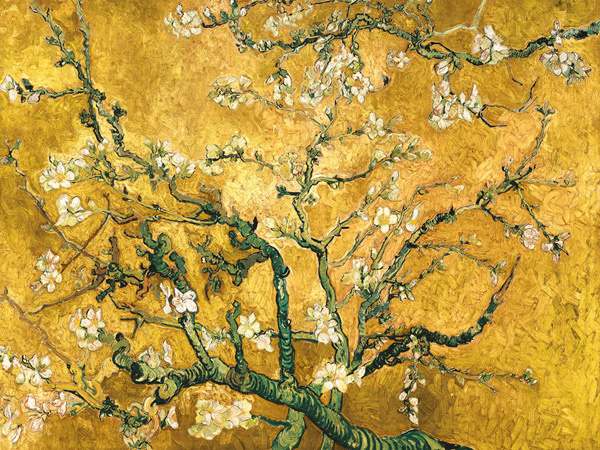 Van Gogh Deco – Mandorlo in fiore (gold variation)