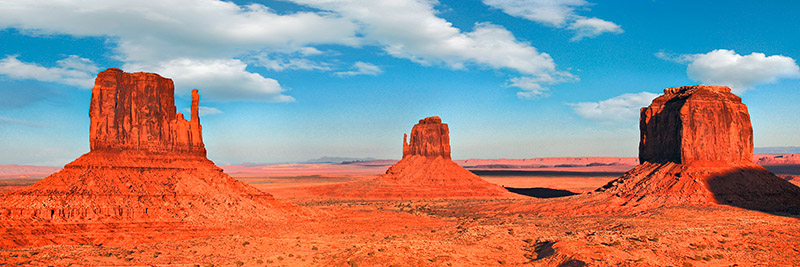 View to the Monument Valley