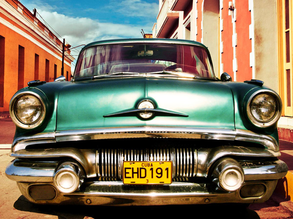 Vintage American car in Habana