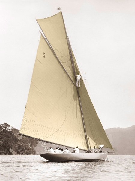 Vintage yacht