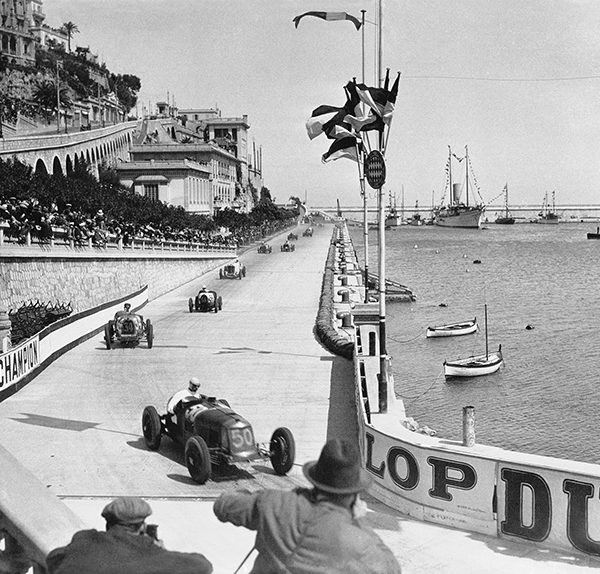 After the start of the 1931 Monaco Grand Prix