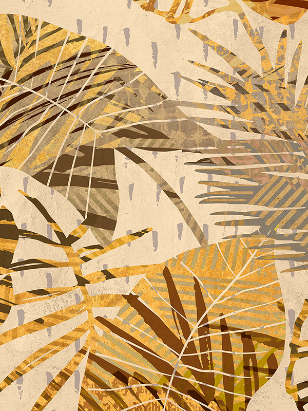 Golden Palms Panel I