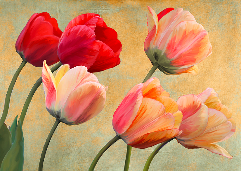 Golden Tulips (detail)