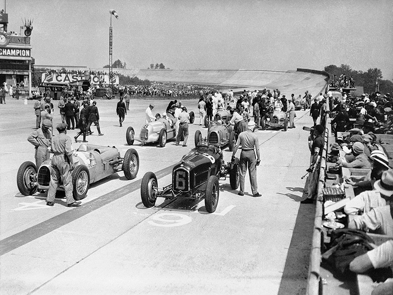 Grid of the 1934 French Grand Prix