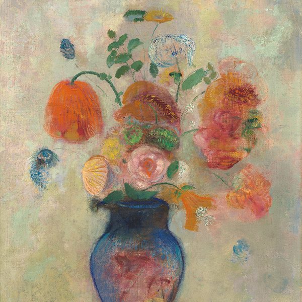 Large Vase with Flowers