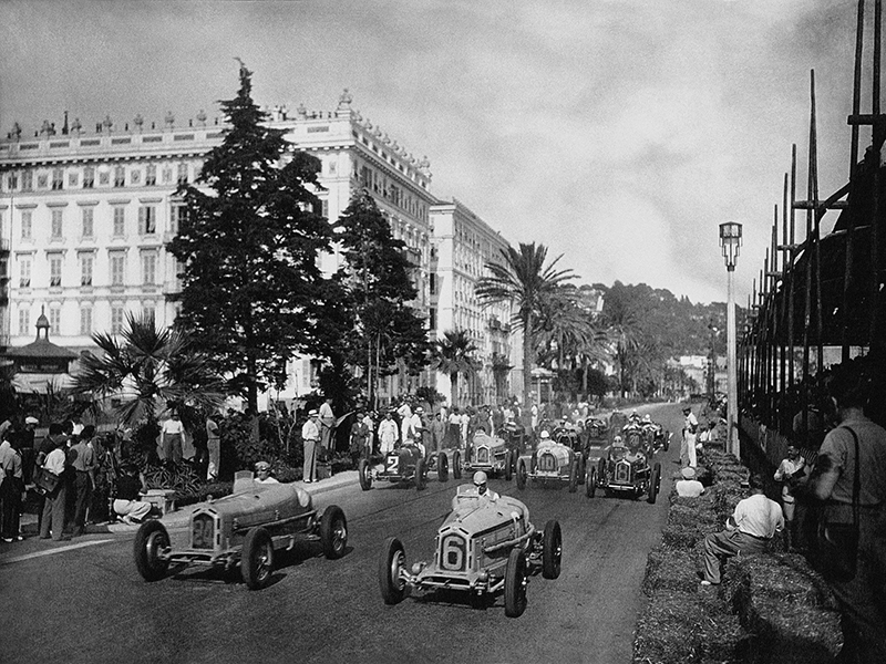 Start of the 1933 Nice Grand Prix